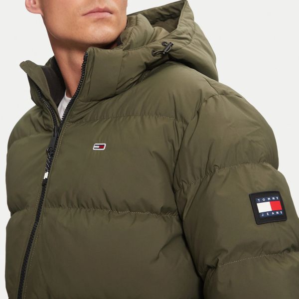 Tommy Jeans Essential Down Puffer Dunkelgrün – Bild 4