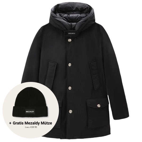 woolrich arctic parka zwart
