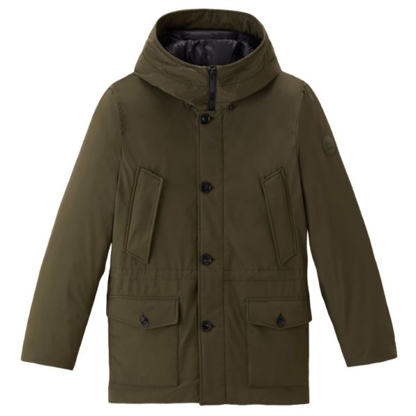 woolrich-arctic-stretch-down-parka-donker-groen-2