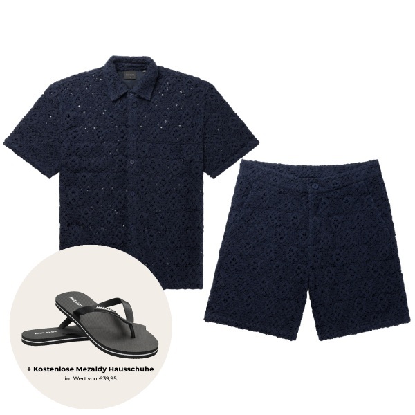 Daily Paper Lace Shield Sommerset Dunkelblau