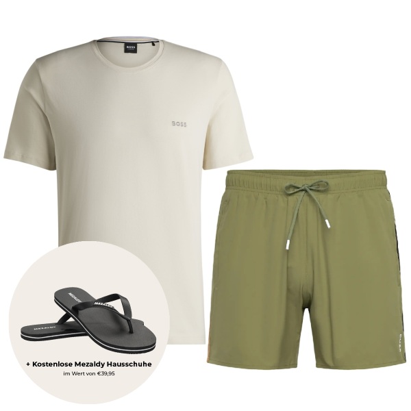 boss iconic sommer-set off weib grun