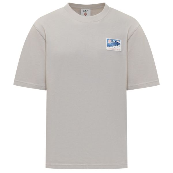 Casablanca Greek Tempel T-shirt Grau | Mezaldy