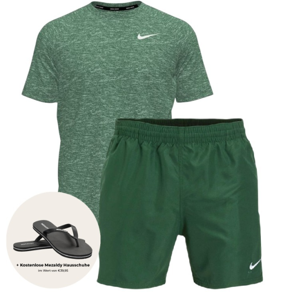 Nike essential heathered zomerset donker groen de