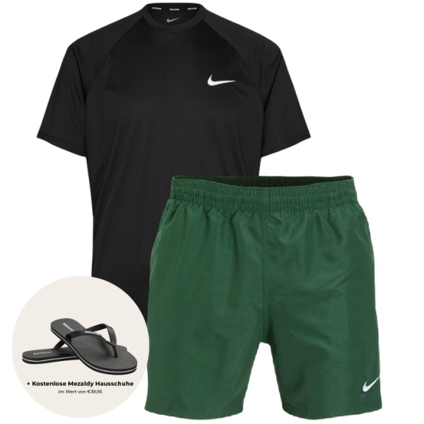 Nike essential hydroguard zomerset zwart donker groen de