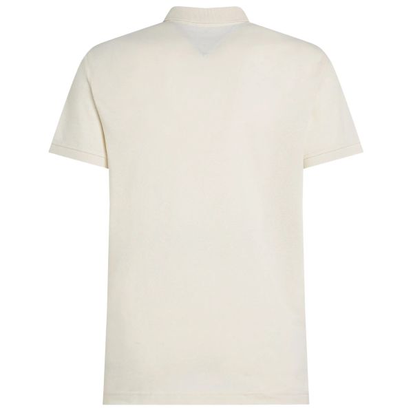 Tommy Hilfiger Regular Polo Offwhite – Bild 5