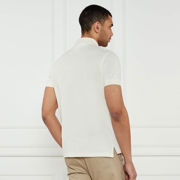 Tommy Hilfiger Regular Polo Offwhite – Bild 3