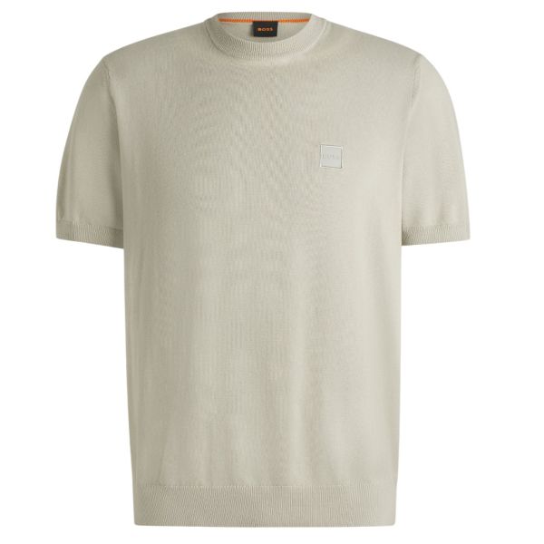 Boss Kanache Strick T-shirt Beige Mezaldy DE