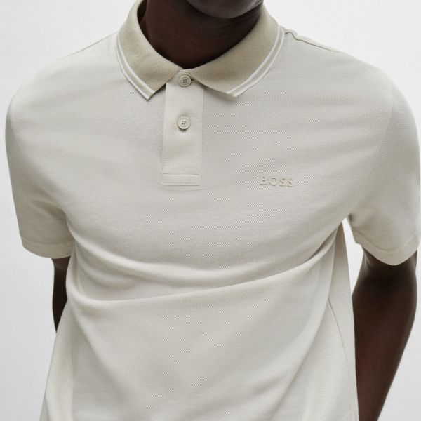 Boss Peoxford Poloshirt Beige – Bild 4