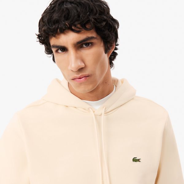 Lacoste Classic Kapuzenpullover Offwhite – Bild 4