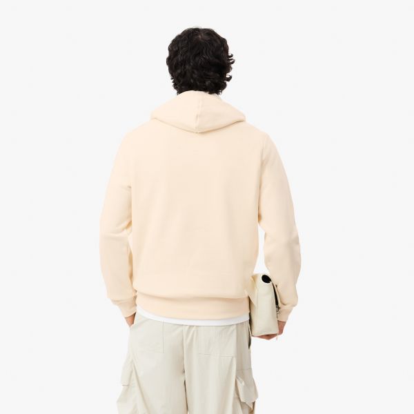 Lacoste Classic Kapuzenpullover Offwhite – Bild 3