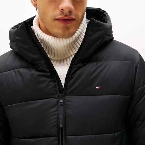 Tommy Hilfiger Mid Weight Puffer Schwarz – Bild 4