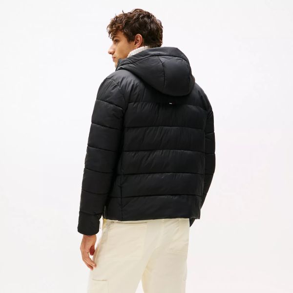 Tommy Hilfiger Mid Weight Puffer Schwarz – Bild 3