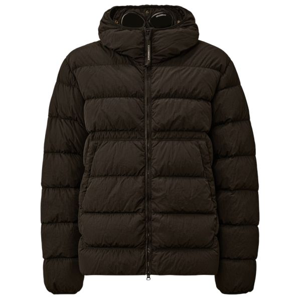 CP Company Chrome-R Goggle Down Puffer Schwarz Mezaldy DE