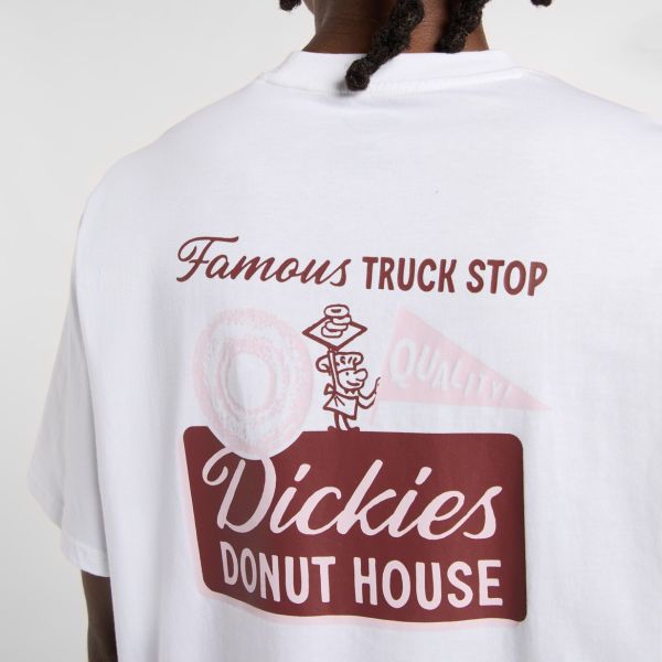 Dickies Donut House T-shirt Weiß – Bild 4
