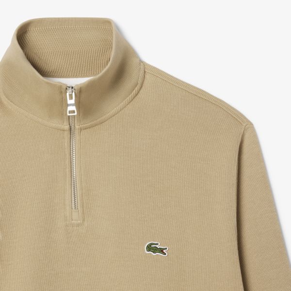 Lacoste Half-Zip Pullover Beige – Bild 5