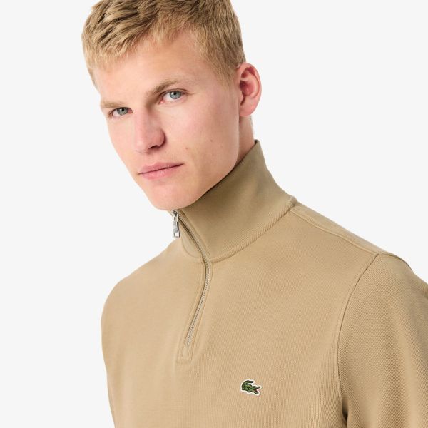 Lacoste Half-Zip Pullover Beige – Bild 4