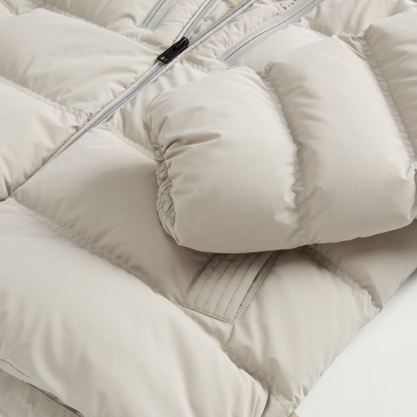 Woolrich Matt Stretch Puffer Beige – Bild 8