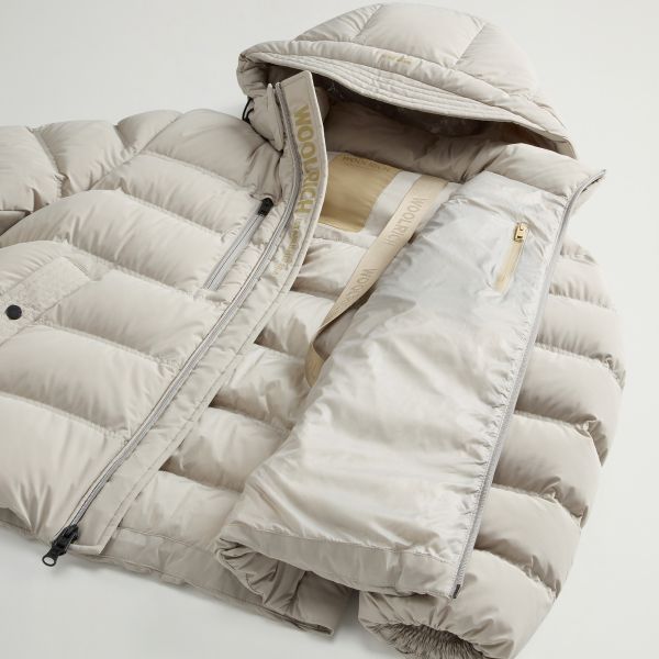 Woolrich Matt Stretch Puffer Beige – Bild 7