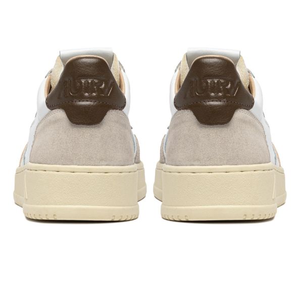 Autry Medalist Low Sneaker Weiß/Beige/Braun – Bild 4
