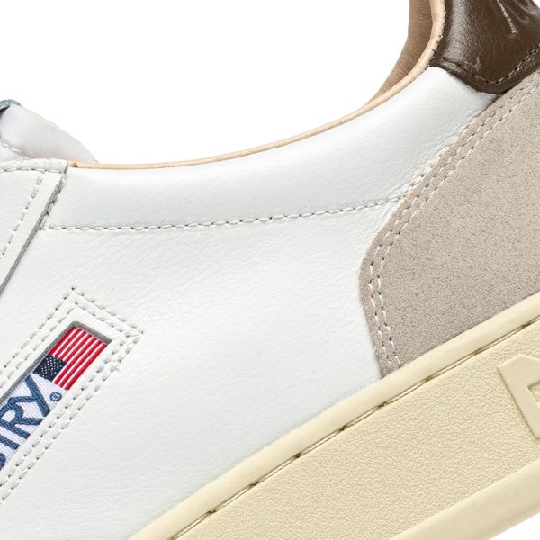 Autry Medalist Low Sneaker Weiß/Beige/Braun – Bild 5