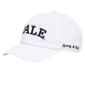 Sporty & Rich Yale Crest Cap Weiß