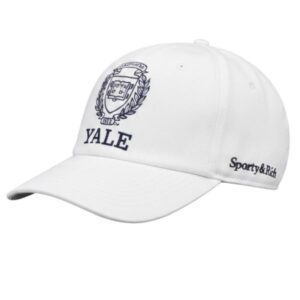 Sporty & Rich Yale Crest Cap Weiß