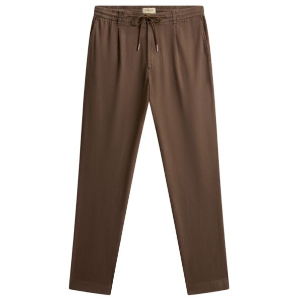 Woolrich Linen Blend Milton Hose Braun