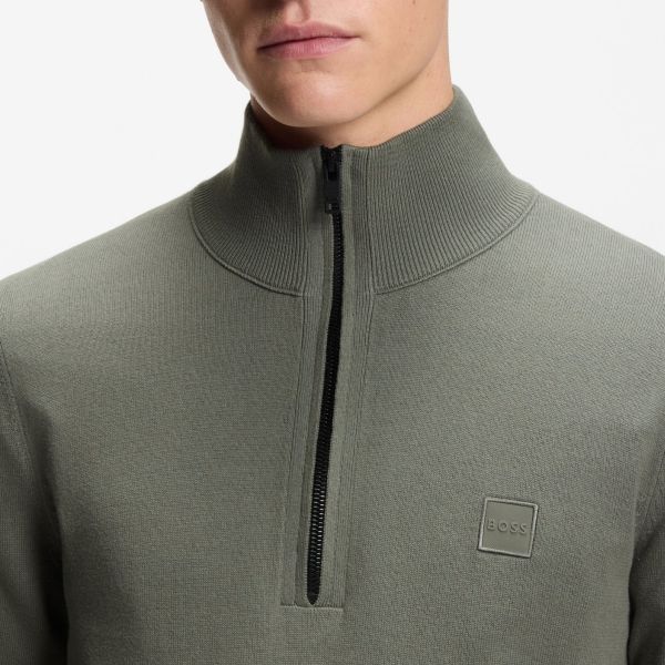Boss Kanobix Zip Mock Sweater Anthrazit – Bild 4