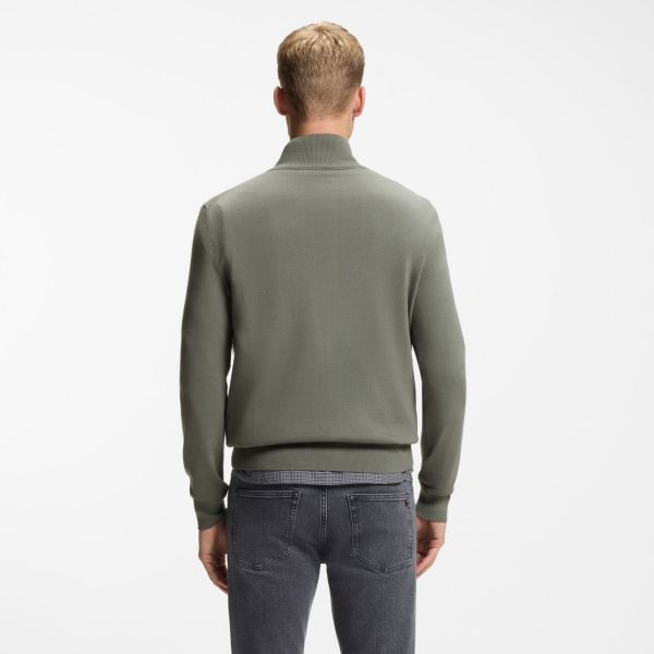 Boss Kanobix Zip Mock Sweater Anthrazit – Bild 3