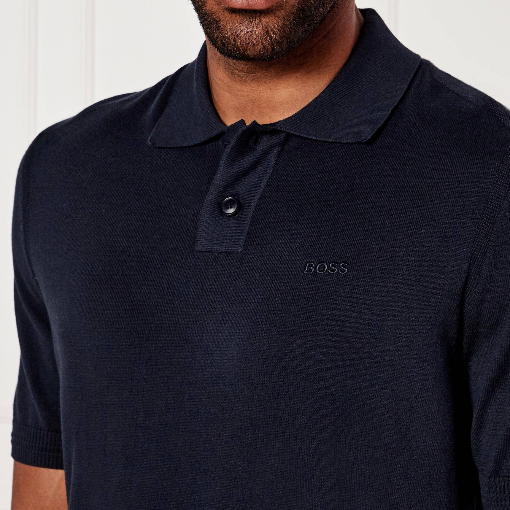 Boss Asac Poloshirt Marine – Bild 4