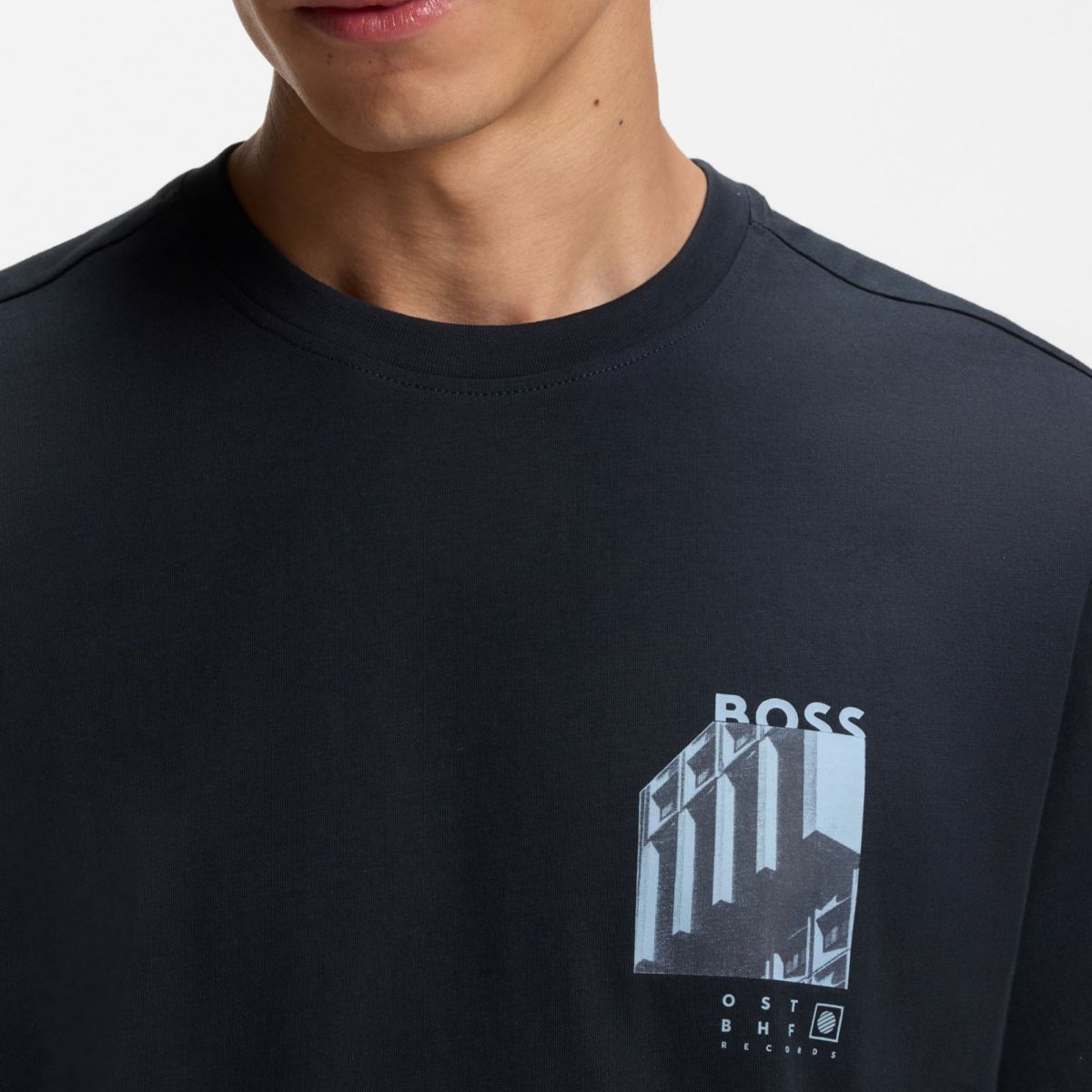 Boss Board-T-Shirt Marine – Bild 4