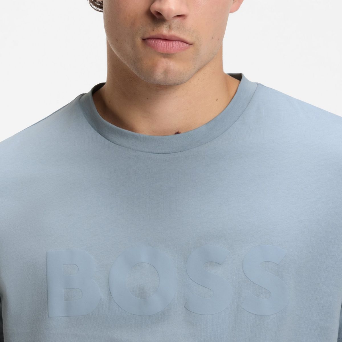 Boss Thinking T-shirt Hellblau – Bild 4