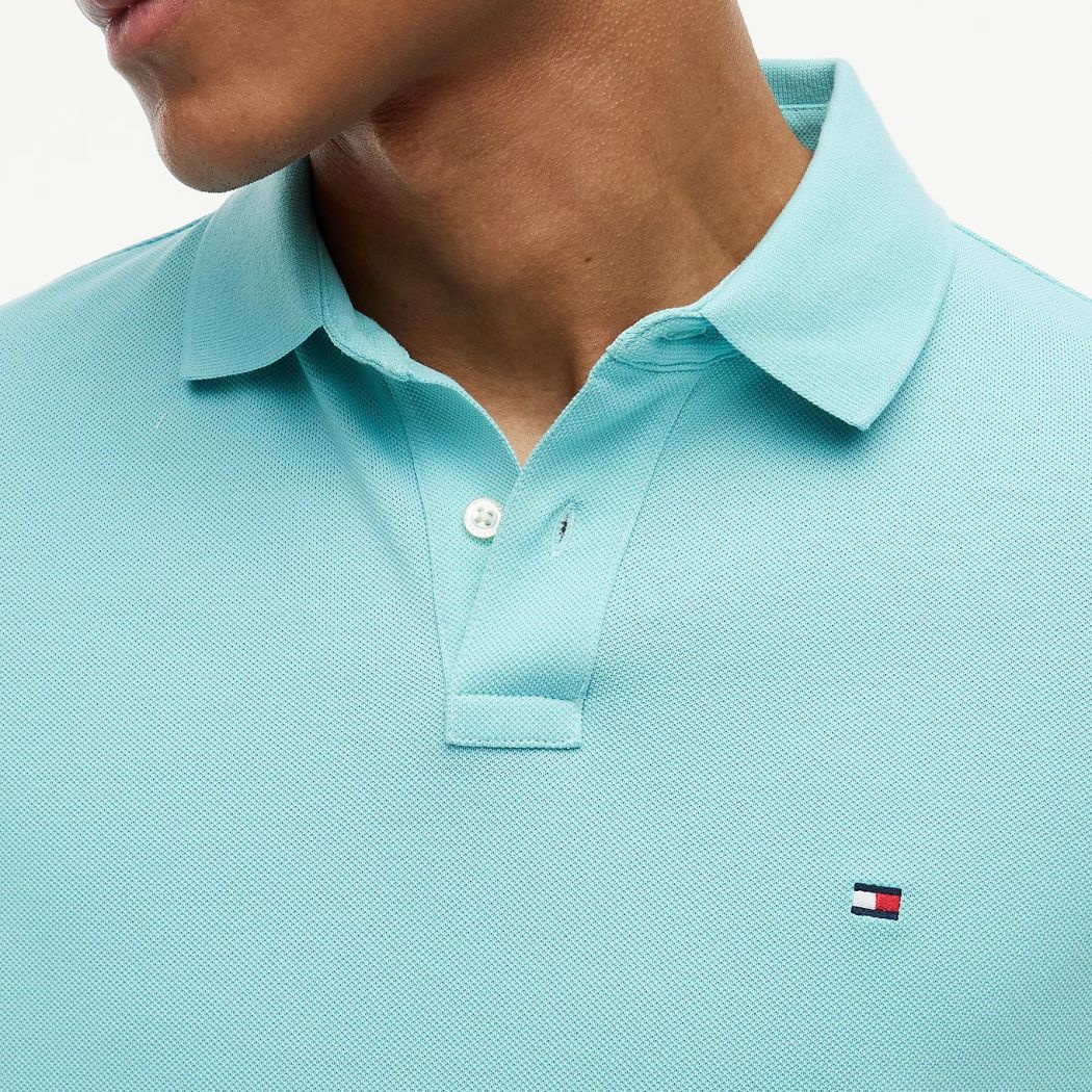 Tommy Hilfiger Regular Poloshirt Minze – Bild 4