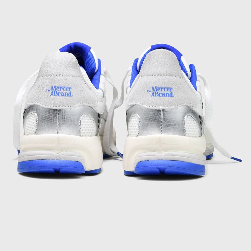 The Mercer Brand The Re-Run Weiß Silber Sneaker Weiß/Blau – Bild 5